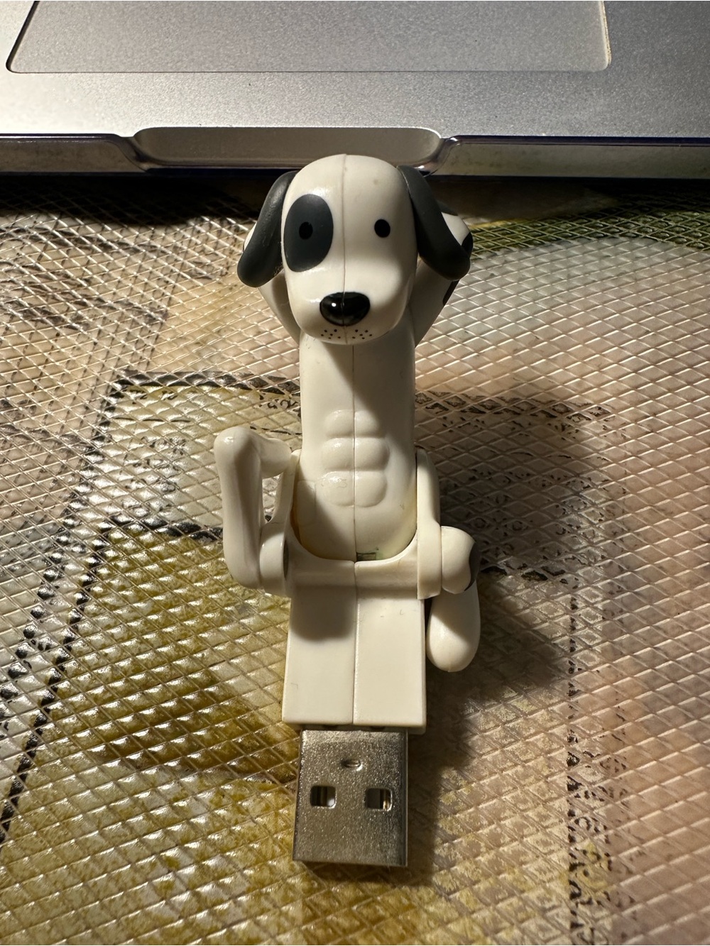 White Dog USB Flash Drive - No file storage